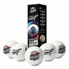 Extreme Long Distance Golf Balls - Soft Feel, 5 Pack, Low Spin, High Launch, Dur