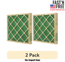  2 pack AAF Flanders 14" x 20" x 1" Nested Glass MERV 1 Air Filter 4 Filters 
