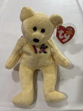 Ty Beanie Baby Mother The Yellow Bear Stuffed Animal Plush Toy New NWT