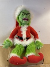 How the Grinch Stole Christmas 18" Talking Puppet Playmates Toys 2000 Working P