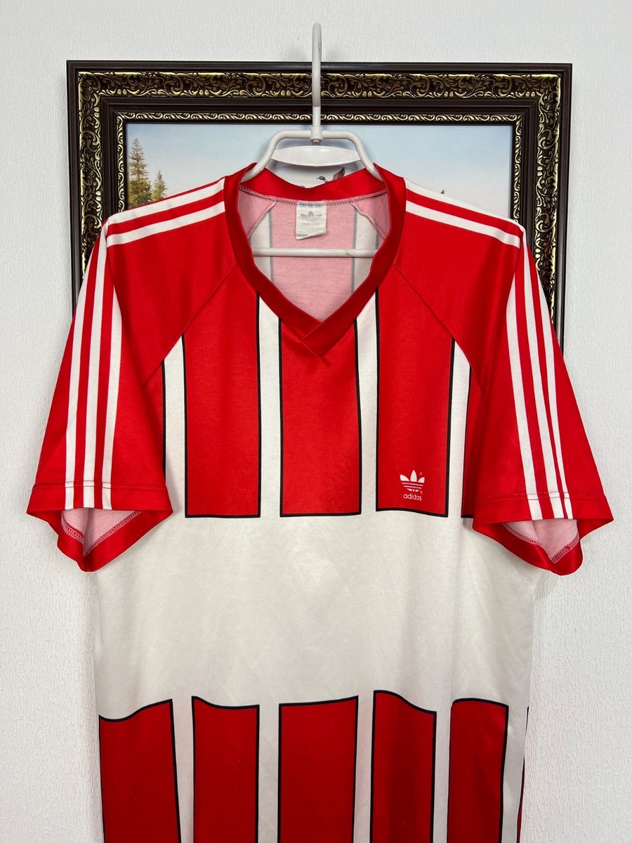 Vintage 90's Adidas Football Template Shirt Soccer Jersey Mens Red