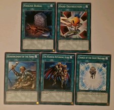 5x Yu-Gi-Oh! TCG Zauberkarte - Aufstieg der wahren Drachen - SR02 - ALLE 1. Auflage NM
