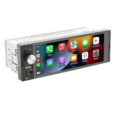 Autoradio 1 Din mit 6.36 Zoll Bildschirm Apple CarPlay Bluetooth USB FMRDS Radio