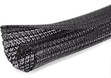 10ft - 1/2 inch Cord Protector Cable Sleeve Split Wire Loom Tubing for Power Cor