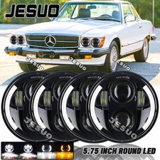For Mercedes-benz 380sl 450sl 560sl 4pcs 5.75 Round Led Headlights Hi-lo Beam