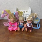 Vintage 1995 Mattel Barbie Heart Family Toddler Baby Dolls