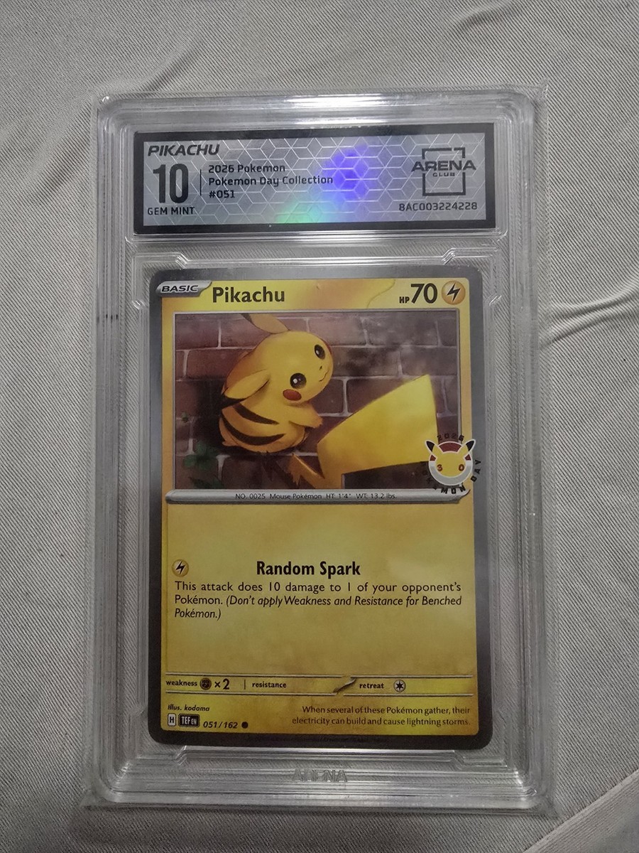 Pikachu (Pokemon Day 2026) 051/162 Miscellaneous Cards & Products