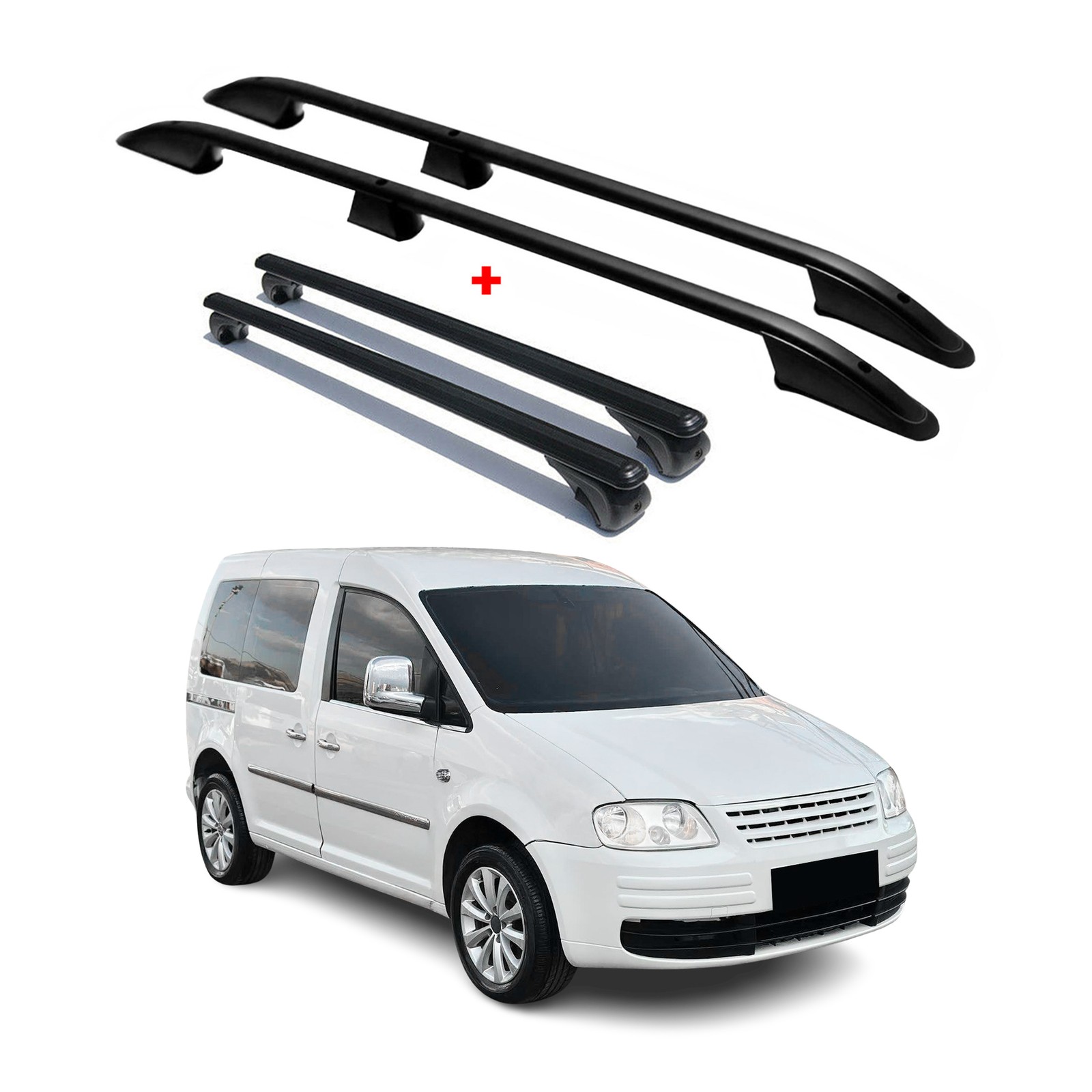 Barres de toit VW Caddy empattement court L1 pour vos sorties et voyages