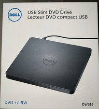 Dell USB Slim DVD Drive External DW316 NIB