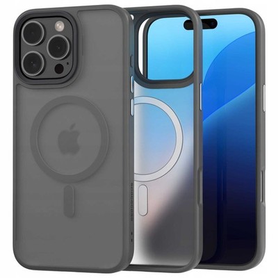 Spacecase Hybrid-Hülle Für Iphone 16 Pro Max Grau