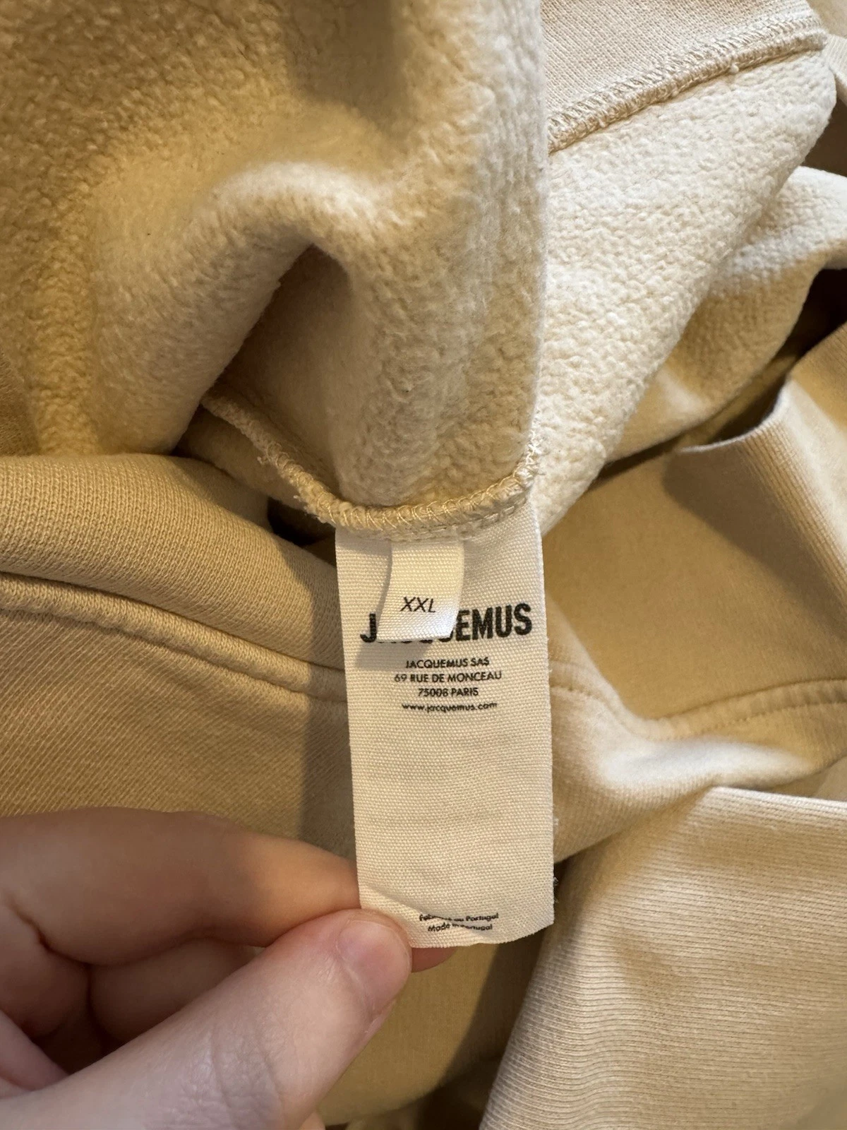 Felpa con cappuccio Jacquemus XXL