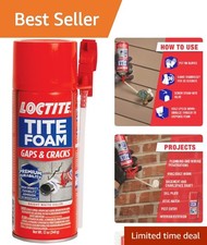 Tite Foam Gaps  Cracks Sealant - 12 oz Polyurethane Spray Foam Insulation