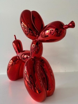 JEFF KOONS Balloon Dog XXL Extra Large Editions Studio Art Red Original
