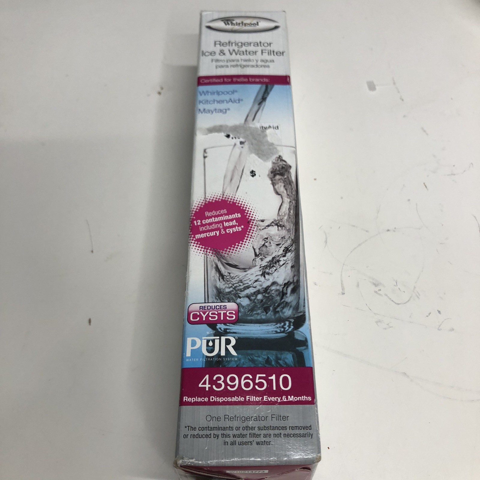 Whirlpool Genuine OEM 4396510 PuR Refrigerator Ice & Water F