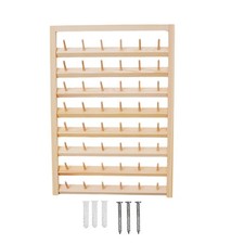 Thread Rack Sewing Thread Storage Cotton Reel Holder Easy to Use Multiuse Wall