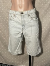 Vtg Levi  s Jeans Shorts Women 5 Light Blue Wash Above Knee High Waist 90s Style