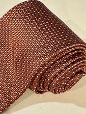 Brooks Brothers Makers and Merchants 100 Silk Red Blue Geometric Neck Tie