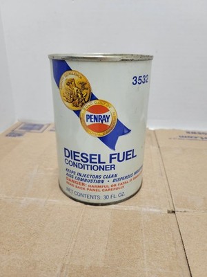Vtg Penray Diesel Fuel Conditioner 30 Fluid Ounce 3532 Metal Can Full Nos