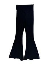 Offline By Aerie Real Me High Rise Crossover Super Flare Leggings Sz M Black