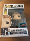Funko Pop! Star Wars Anakin Skywalker #567 NYCC Real Con Sticker! w/Protector
