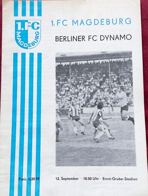 Programm 1. FC Magdeburg-BFC Dynamo 1975/76