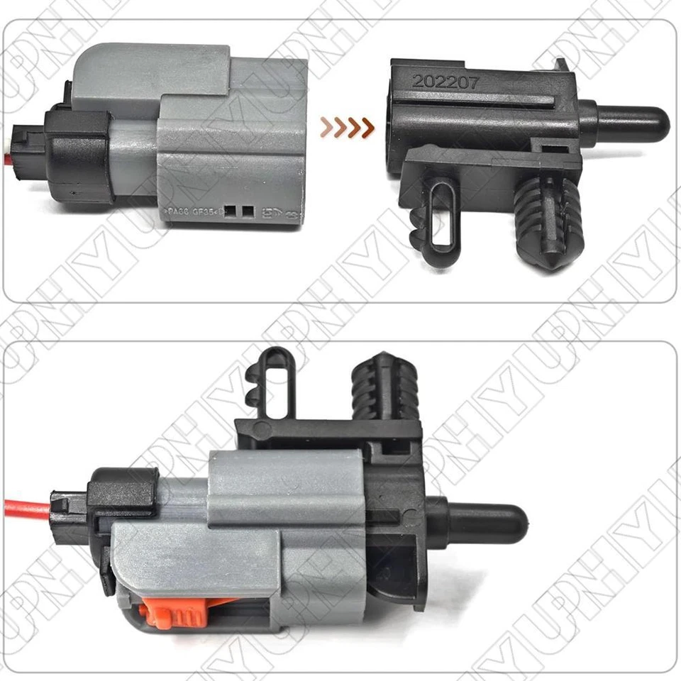 A/C Ambient Air Temperature Sensor& Connector AU5Z12A647B AU5Z-12A647-B For Ford - Image 2 of 4