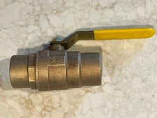 2” Sweat (Solder), Std. Port, Bronze Ball Valve, 600 WOG, 150 WSP, MADE IN USA