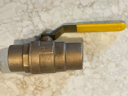 2” Solder (Sweat) Std. Port, Bronze Ball Valve, 600 WOG, 150 WSP, MADE IN USA