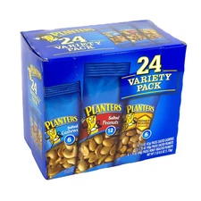 Planters Nut 24 Count-Variety Pack, 2 Lb 8.5 Ounce Carrier to Shipping Internati