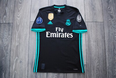 REAL MADRID 2017 2018 AWAY FOOTBALL SHIRT SOCCERJERSEY RONALDO #9