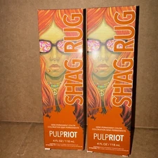 Pulp Riot SHAG RUG (Burnt Orange) SemiPermanent Direct HairColor4oz SET OF 2!!