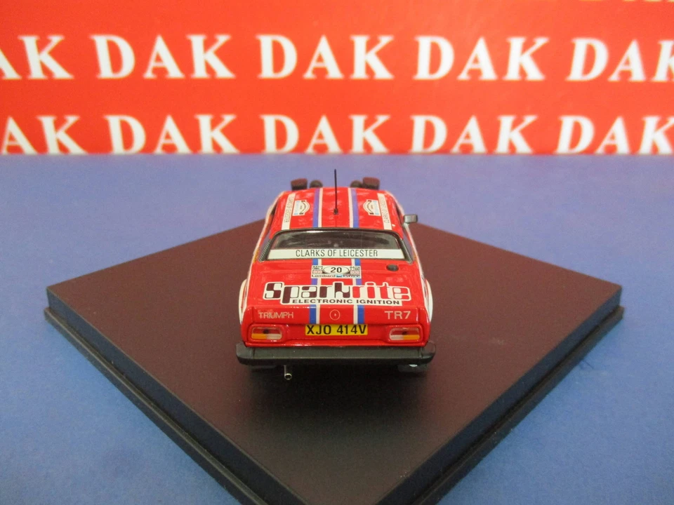 Die cast 1/43 Modellino Auto Triumph TR7 RAC Rally 1980 R. Clark by Trofeu - Immagine 4 di 4