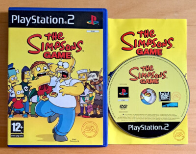THE SIMPSONS SPIEL SONY PLAYSTATION 2 PS2 SCHÖNER ZUSTAND MIT ANLEITUNG
