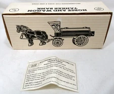 Vintage Ertl Baltimore Gas #2143 Horse & Wagon Tanker Bank With Box Damaged