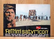 FELLINI SATYRICON fotobusta poster Gordon Mitchell Petronio Arbitro CM37