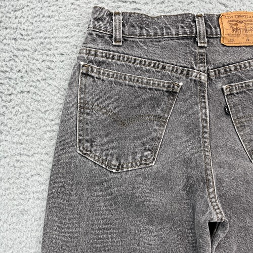 VTG Levi's 550 Student Jeans Mens 29x30 Black Tab Faded Wash USA 90s Tapered - Picture 7 of 21