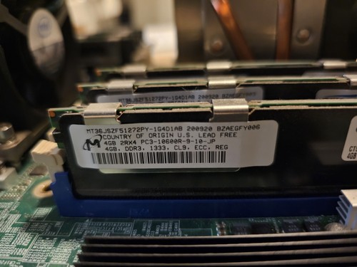 Intel S5520SC Server Board Dual LGA1366 XEON X5550 24GB w/ Nvidia Quadro FX GPU - Picture 7 of 8