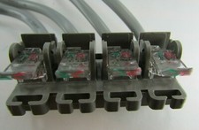 Balancín lleno de gel TII puentes IDC 4 líneas RJ-11 CAT5E bloques de conector de línea telefónica