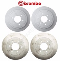 Lincoln Mark Lt 2007-2008 Front & Rear Vented Disc Brake Rotors 6 Lug Kit Brembo Lincoln Mark Lt 2007-2008 Front & Rear Vented Disc Brake Rotors 6 Lug Kit Brembo