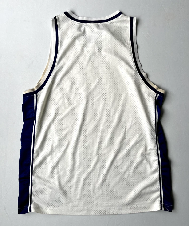 Vintage Adidas Sleeveless Mesh Basketball Jersey Mens Size XL White - Image 2 of 4
