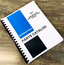International 1000 2000 2001 3000 3040 1701 2050 Loader Parts Manual Catalog