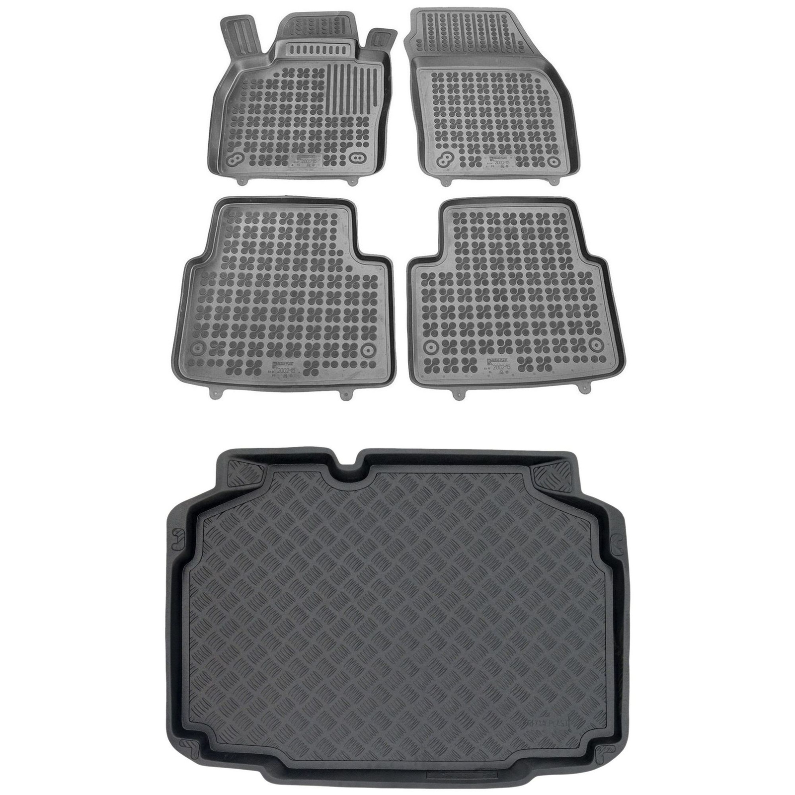 Tapis de sol Skoda Kamiq et bac de coffre imperméable accessoires auto