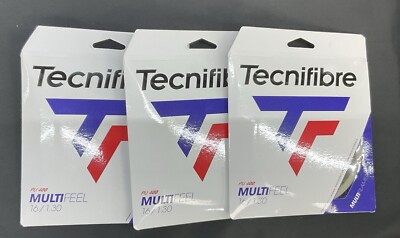 Tecnifibre Multi Feel 16 Gauge Tennis String 3 Pack