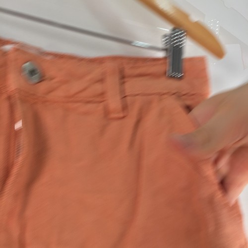 Cotton on shorts size 12 orange denim utility womens cotton zip fly 102096 - Picture 4 of 11