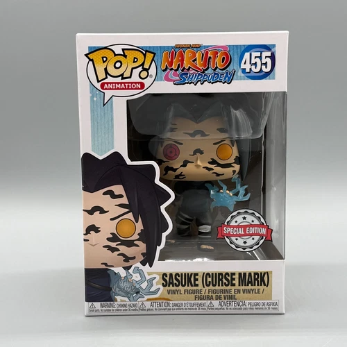 Funko Pop! #455 Sasuke (Curse Mark) Naruto Exclusive w/ Protector *Vaulted*