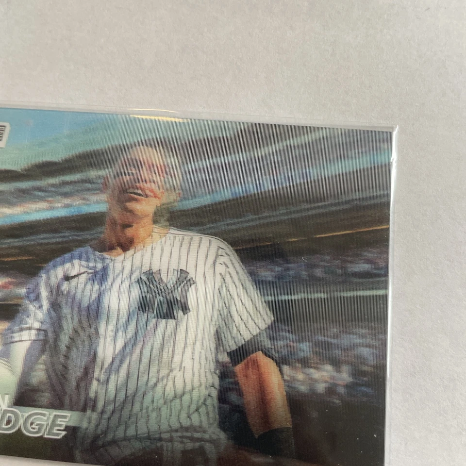 2023 Topps Stadium Club Aaron Judge Yankees SC in 3D #3D-3 SP ONLY 100 MADE - Image 4 of 4
