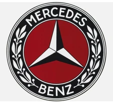 Mercedes Benz Logo sticker laptop cell Skate vinyl decal