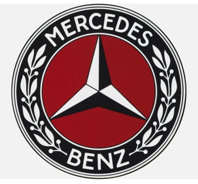 HANDMADE Mercedes Benz Logo sticker laptop cell Skate vinyl decal