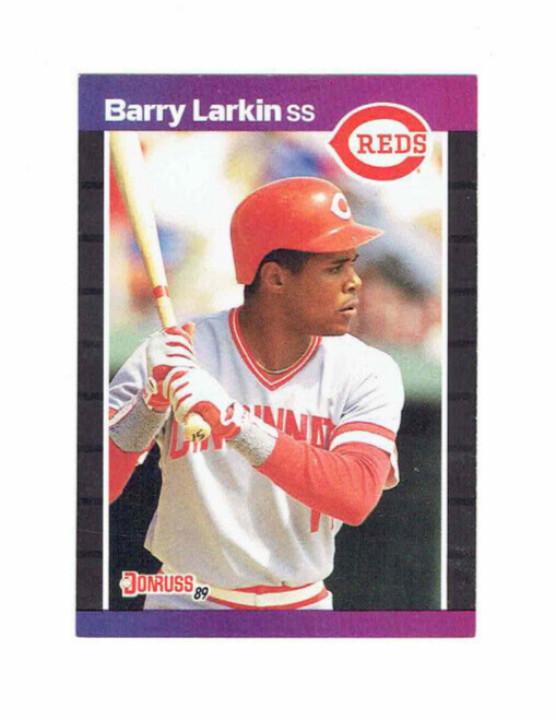 Barry Larkin Cincinnati Reds SS #257 Donruss 1989 #Baseball Card
