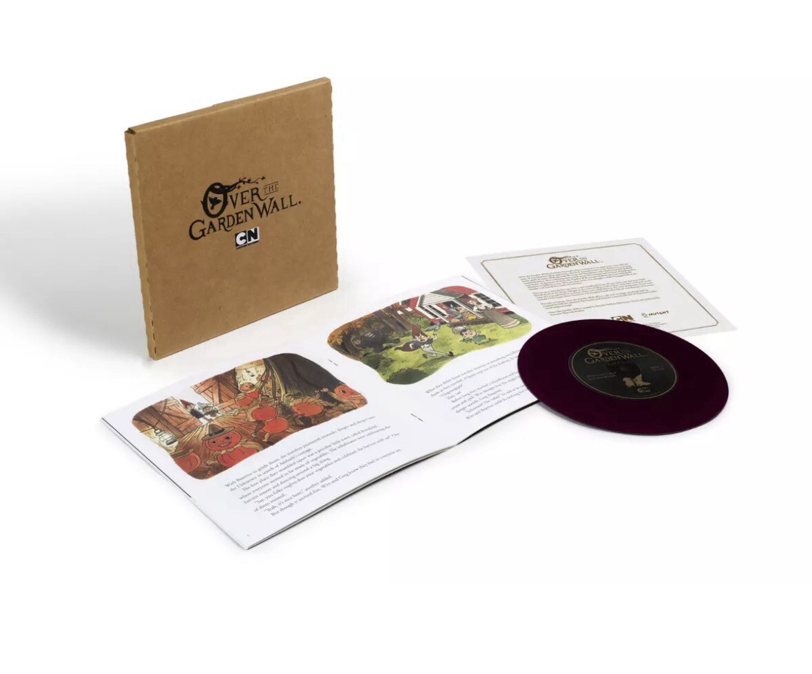 洋楽 Over The Garden Wall Book LP Over The Garden Wall Read and Listen Book With 7” Vinyl New